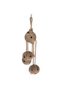TIAKI Hračka pro ptáky Houpačka & Krmítko v podobě kokosového ořechu - cca D 84 x Ø 21 cm