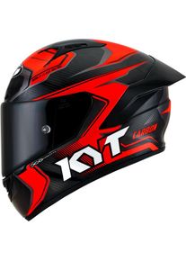 KYT NZ-Race Competition Carbon, full face helmet , color: Red/Black , size: S