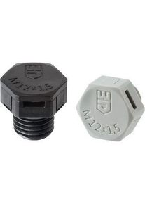 Jacob Větrací zátka M12 12mm IP66 / IP68 / IP69 Polyamid 6 Černá - JDAE12PA/SW