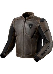 Revit Parallax, leather/textile jacket , color: Brown/Black , size: 46