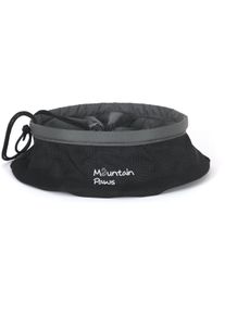 Mountain Paws Futternapf, faltbar, schwarz
