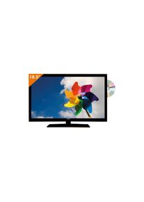 Antarion LED-TV, 19" (48cm), DVD, DVB-T2, 12V-Anschluss, schwarz