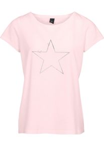 Heine Damske Tričko ze ž&iacute;han&eacute; př&iacute;ze růžov&aacute; ,velikost 50