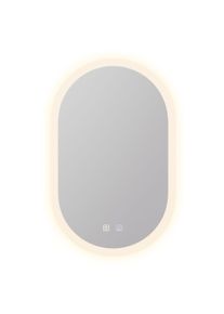 Blumfeldt Blumfeldt Caledonian, LED koupelnové zrcadlo, IP44 LED-design, 3 teploty barev, 45 x 80 cm, stmívatelné, funkce proti zamlžování, dotykové tlačítko