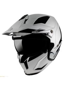 MT Helmets Přilba na motorku Streetfighter SV Chromed stříbrná + sleva 500,- na příslušenství