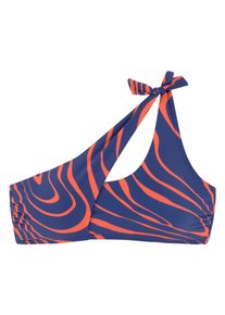 Buffalo Ženy Horn&iacute; d&iacute;l plavek 'Buffalo' tmavě modr&aacute; / oranžov&aacute; 36