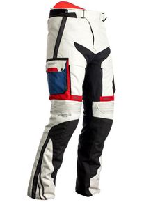 RST Pro Adventure-X, textile pants waterproof women , color: Light Grey/Red/Blue , size: 3XL