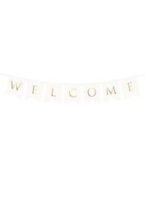 partydeco Banner Welcome b�l�