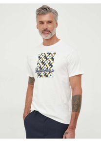 Pepe Jeans pánské krémové tričko - L (803)