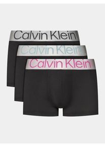 Calvin Klein pánské černé boxerky 3pack - XL (MHQ)