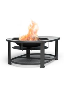 Blumfeldt Merano Circolo L, ohniště 3 v 1, s funkcí grilu, lze použít jako stůl, 122 x 87 cm