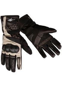 Modeka Panamericana, gloves waterproof women , color: Black/Beige , size: L