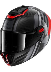SHARK Spartan RS Carbon Shawn, full face helmet , color: Black/Silver/Orange , size: XS