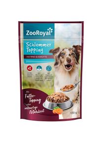 ZooRoyal Schlemmer Topping hověz&iacute; a mrkev, 4 &times; 100 g