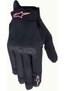 Alpinestars Stated Air, gloves women , color: Black/Yellow/Pink , size: L
