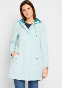 Softshellová parka s kapucí | Modrá | Vel. 38 | bonprix