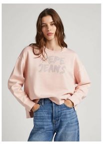 Pepe Jeans dámská růžová mikina Bailey - S (323)