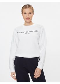 Tommy Hilfiger dámská bílá mikina - M (YCF)