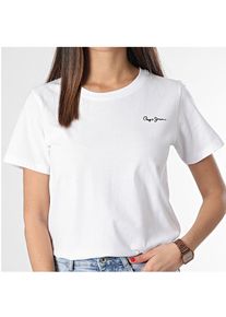 Pepe Jeans dámské bílé tričko
