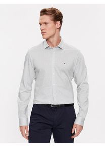 Tommy Hilfiger pánská bílá vzorovaná košile