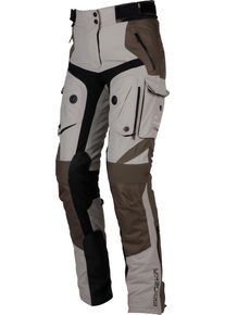 Modeka Panamericana II, textile pants waterproof women , color: Beige/Brown , size: 44