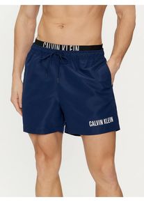 Calvin Klein pánské modré plavky - M (C7E)