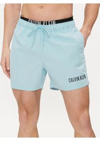 Calvin Klein pánské světle modré plavky - M (C7S)