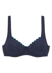 Lascana Ženy Horní díl plavek enciánová modrá 42