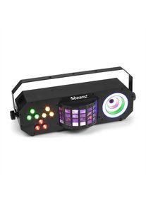 Beamz Lightbox 3, párty efekt, par / derby / visual ring efekt, RGBAW-UV, černý