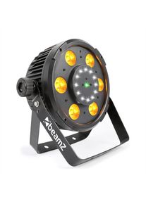 Beamz BX100 PAR, LED reflektor, 6x6 W, 4-v-1-RGBW-LEDek, 12x Strobe-LEDek, RG-Laser
