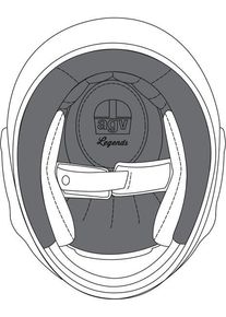 AGV X3000, lining , color: Black , size: L