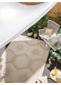 benuta Nest Vnitřn&iacute; a venkovn&iacute; koberec Bronco Kr&eacute;mov&aacute; 120x170 cm Geometrick&eacute;