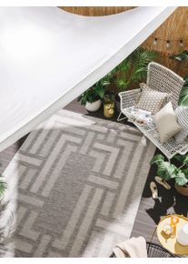 benuta Nest Vnitřn&iacute; a venkovn&iacute; koberec Bronco &Scaron;ed&aacute; 120x170 cm Geometrick&eacute;