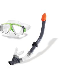 Intex Surf Rider Schwimmset mit Brille und Schnorchel ab 8 Jahre, grün