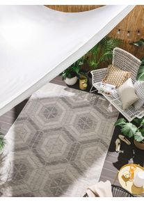 benuta Nest Vnitřn&iacute; a venkovn&iacute; koberec Bronco &Scaron;ed&aacute; 120x170 cm Geometrick&eacute;