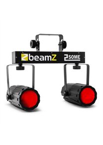 Beamz 2-Some, sada dvou LED reflektorů v RGBW s mikrofonem