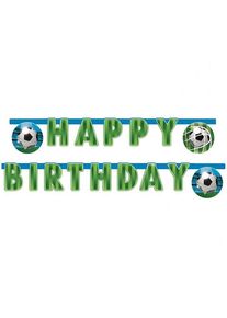 Banner Happy Birthday Fotbal 200 cm