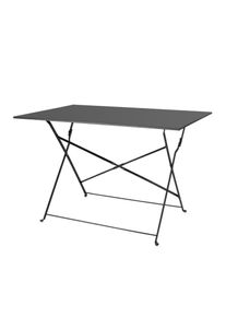 Bolero Klapptisch in schwarz im Pavillonstil für In und Outdoor 1100x700mm