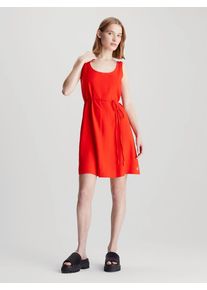 Calvin Klein dámské červené šaty - XS (XA7)