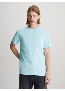 Calvin Klein pánské tyrkysové tričko - L (CCP)