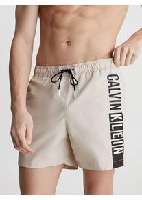 Calvin Klein pánské béžové plavky - S (ACE)