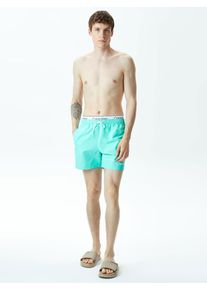 Calvin Klein pánské tyrkysové plavky - S (LB9)