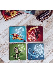 Avatar The Last Airbender - Group Untersetzer 4er Set