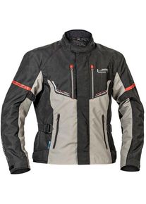 Lindstrands Lomsen, textile jacket waterproof , color: Black/Light Grey , size: 54