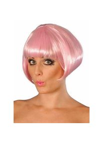 maskworld Pagenschnitt Per&uuml;cke hellrosa