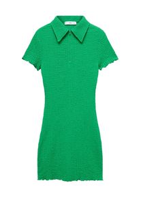 Mango Ženy Košilové šaty 'Trama' zelená S