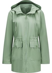 Damske Bunda s tun&yacute;lkem v pase eukalypt ,velikost 52