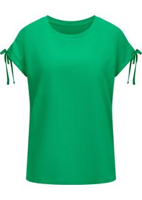 Damske Tričko s kr&aacute;tk&yacute;m ruk&aacute;vem a tun&yacute;lkem na ruk&aacute;vech tr&aacute;vov&aacute; ,velikost 54