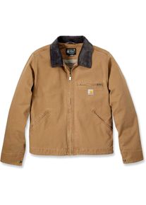 Carhartt Duck Detroit Rugged Flex Detroit, textile jacket , color: Light Brown/Black , size: XL
