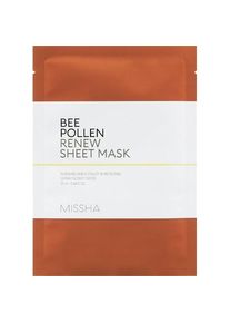 Missha L&aacute;tkov&eacute; masky Bee Pollen Renew Sheet Mask Maska